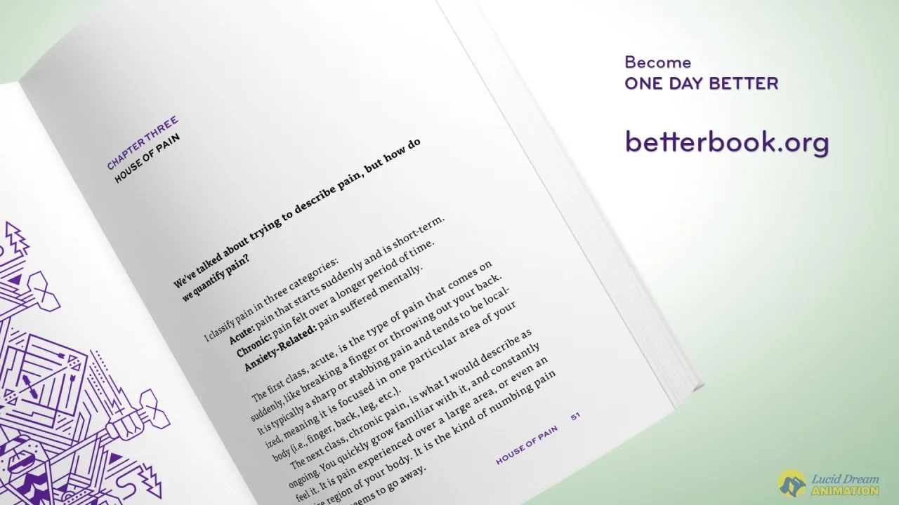 3D CGI render of Better Book chapter 3