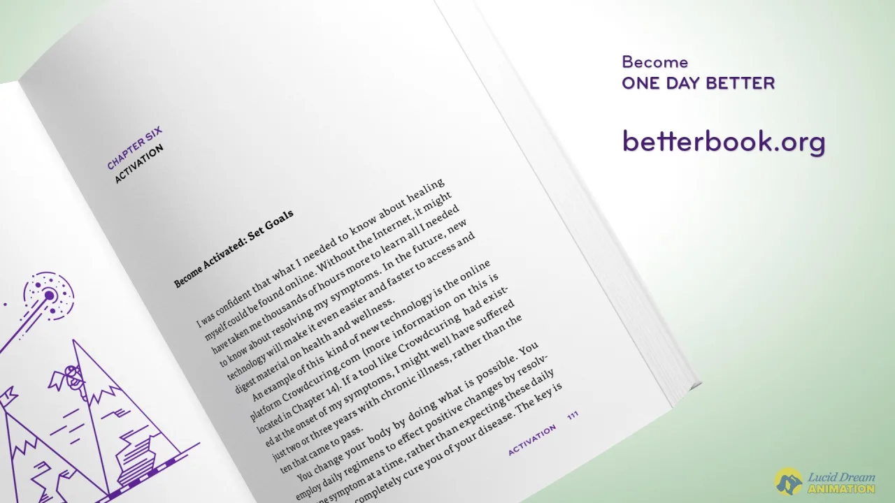 3D CGI render of Better Book chapter 6