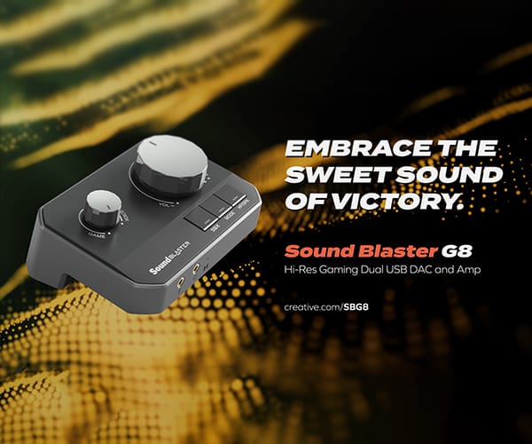 SOUND BLASTER G8 BRAND VIDEO