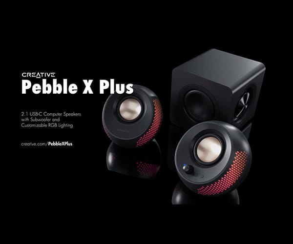 CREATIVE PEBBLE X PLUS VIDEO