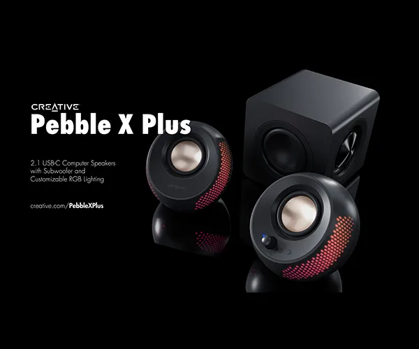 CREATIVE PEBBLE X PLUS VIDEO
