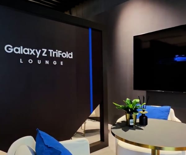SAMSUNG GALAXY Z TRIFOLD EVENT DESIGN